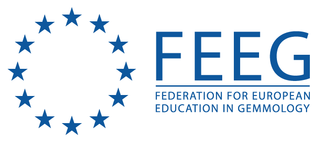 FEEG blue logo federation of european education of gemmology