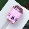 orange pink Kunzite emerald cut 32.53 CT