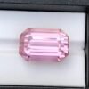 orange pink Kunzite emerald cut 32.53 CT