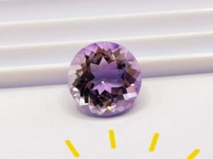 Améthyste Rose de France 6.57 CT