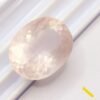 quartz pink oval cut 20.05 carats