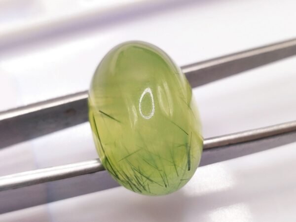 prehnite green cabochon 23.92 carats