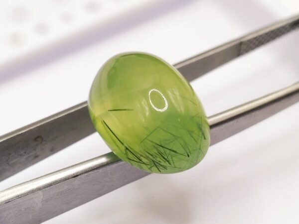 prehnite green cabochon 23.92 carats