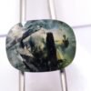 prehnite green cushion cut 18.54 carats