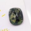 prehnite green cushion cut 18.54 carats