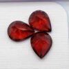 lot 3 grenats red pear cut 5.60 carats