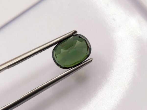 tourmaline green oval cut 3.08 carats