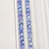 lot 30 tanzanites bluish violet round cut 3.25 carats