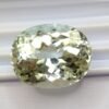 spodumene green oval cut 32.16 carats