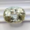 spodumene green oval cut 32.16 carats
