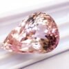 Kunzite 42.30 CT pear cut rose gold