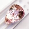 Kunzite 42.30 CT pear cut rose gold