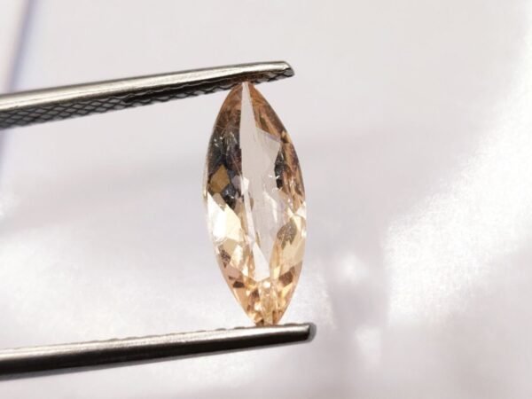 morganite peach pink marquise cut 1.62 carats