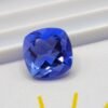 fluorite color change blue violet cushion cut 6.32 carats