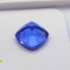 fluorite color change blue violet cushion cut 6.32 carats