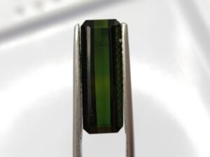 green tourmaline emerald cut 7.68mm