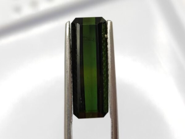 green tourmaline emerald cut 7.68mm