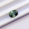 saphir blue green oval cut 1.16 carats