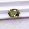 saphir green oval cut 2.39 carats