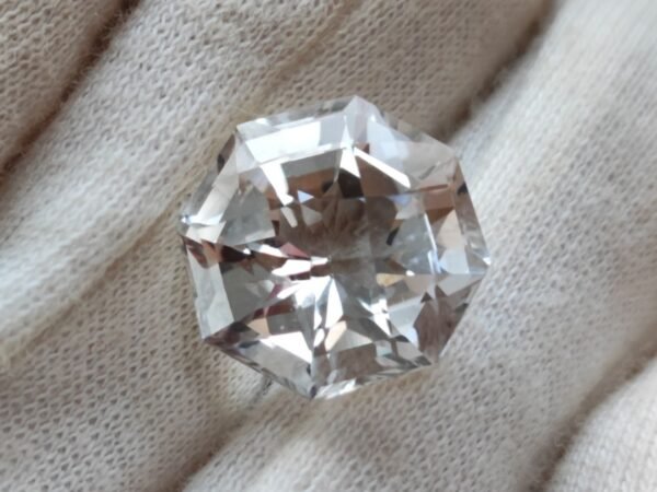 white quartz fancy cut 13.26 carats