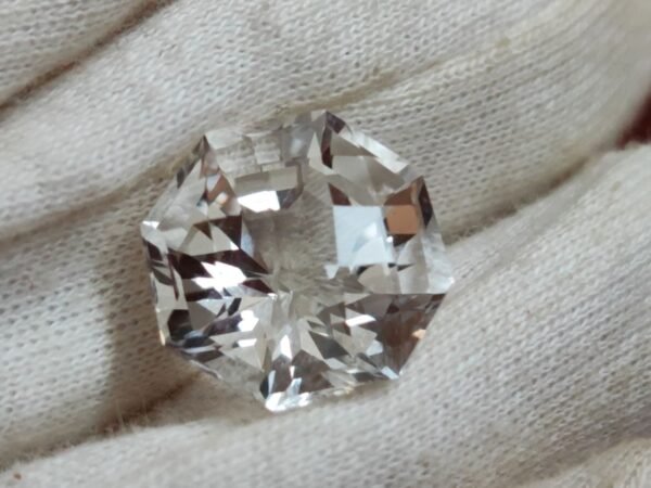white quartz fancy cut 13.26 carats