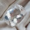 white quartz cushion cut 58.58 carats