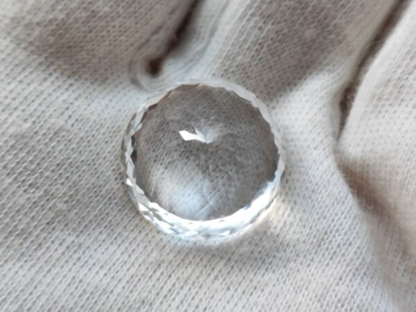 white quartz round cut 16.01 carats