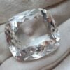 white quartz cushion cut 62.38 carats
