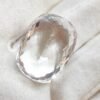 white quartz cushion cut 58.58 carats