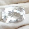 white quartz cushion cut 58.58 carats