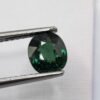 saphir blue green oval cut 2.24