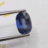 blue saphir oval cut 3.26 carats
