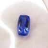 bluish violet tanzanite cushion cut 2.41 carats