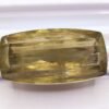 diaspore zultanite yellowish green pinkish brown cushion cut 55.18 carats