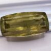 diaspore zultanite yellowish green pinkish brown cushion cut 55.18 carats