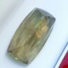 diaspore zultanite yellowish green pinkish brown cushion cut 55.18 carats