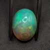 opale noble play of colors cabochon cut 2.71