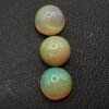 lot 3 opales nobles play of colors cabochon 3.10 carats
