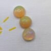 lot 3 opales nobles play of colors cabochon 3.10 carats