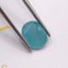 grandidierite blue green oval cut 2.66 carats