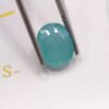 grandidierite blue green oval cut 2.66 carats