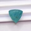 grandidierite blue green trillon cut 4.41 carats