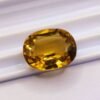 yellow citrine oval cut 9.90 carats