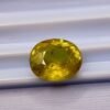 sphene yellow oval cut 4.08 carats