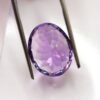 améthyste violet oval cut 12.27 carats