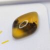 opale dendrite orange fancy cabochon cut 9.22 carats