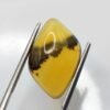 opale dendrite orange fancy cabochon cut 9.22 carats