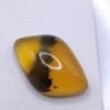 opale dendrite orange fancy cabochon cut 9.22 carats