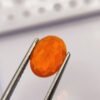 opale de feu orange oval cut 1.72 carats