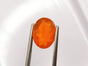 opale de feu orange oval cut 1.72 carats